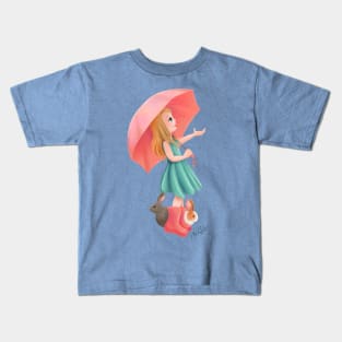 Rainy Day Friends Kids T-Shirt